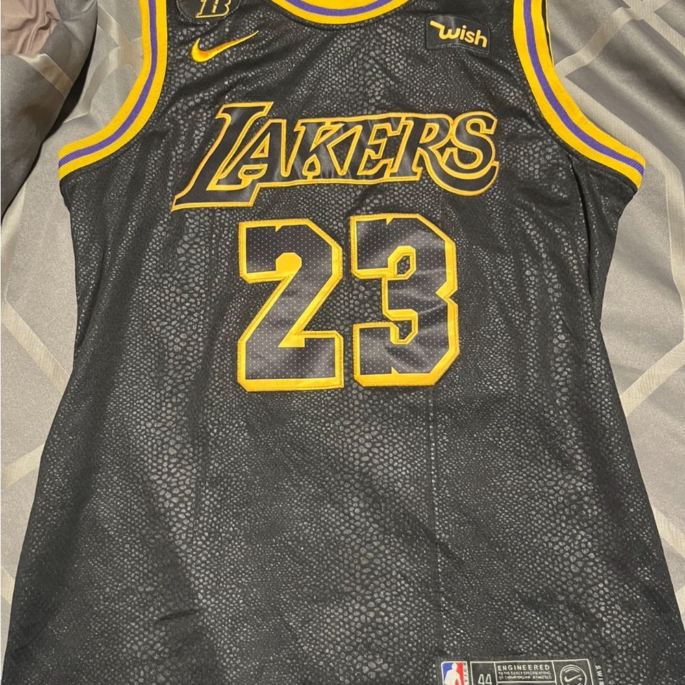 LeBron James Mamba Edition jersey
